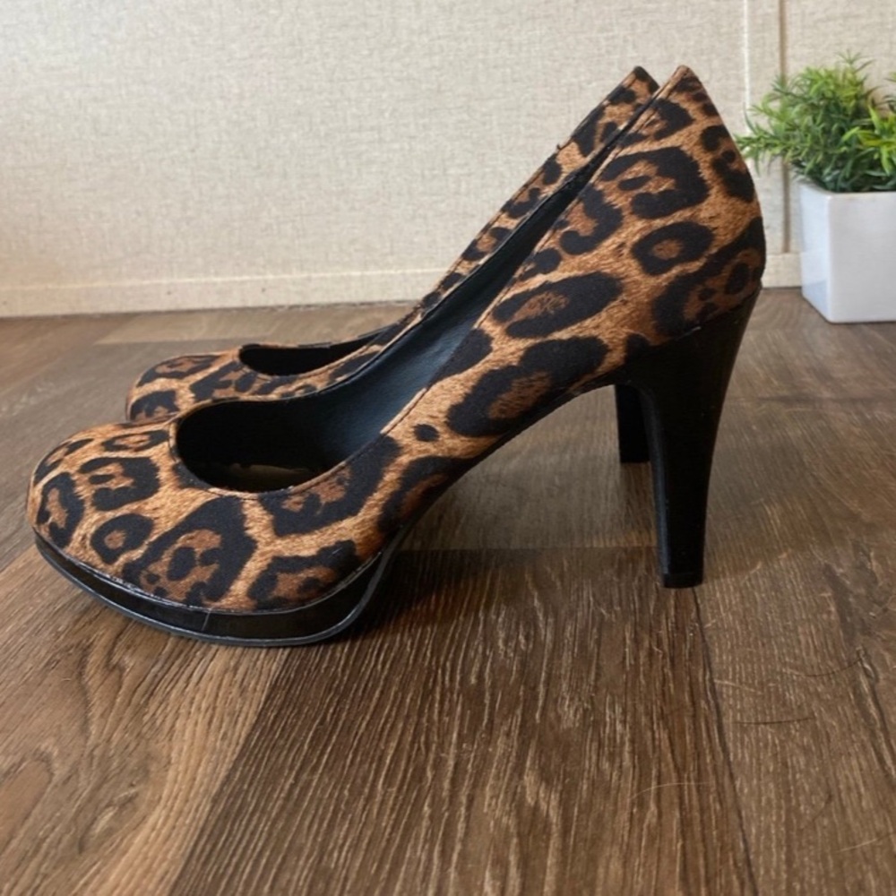 Lane Bryant Leopard Print Heels Size 11